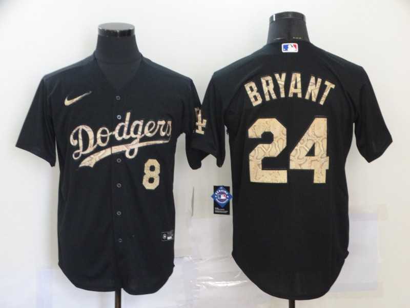 Dodgers 8 & 24 Kobe Bryant Black Camo 2020 Nike Cool Base Jersey,We sell and wholesale Dodgers 8 & 24 Kobe Bryant Black Camo 2020 Nike Cool Base Jersey on line form chian!